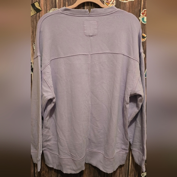 Aerie Lavender Graphic Crewneck oversized sweatshirt - Picture 3 of 4